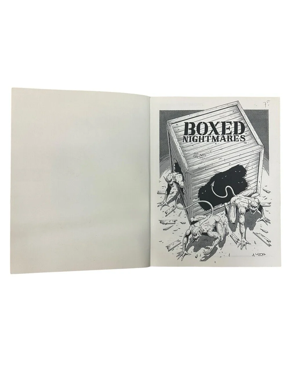BOXED NIGHTMARES Adventure Books with After Midnight Newspaper 10/31/1990
